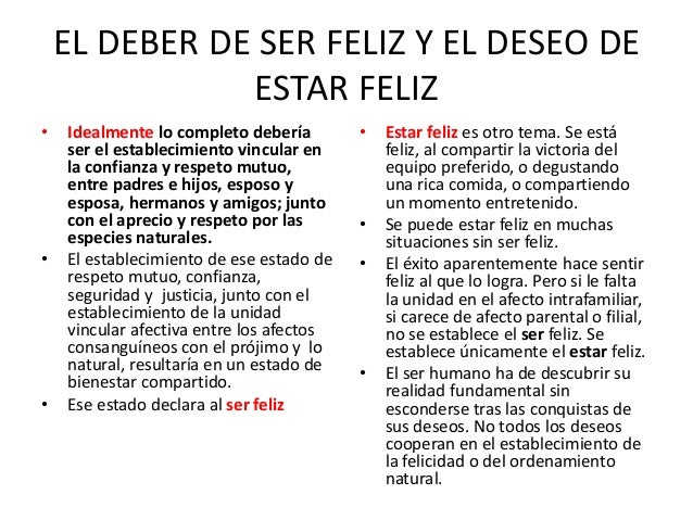 Entre el deber y el deseo
